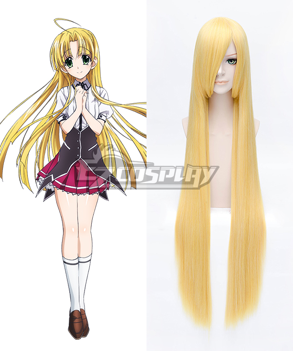 ITL Manufacturing High School DxD BorN Asia Argento Yellow Cosplay Wig