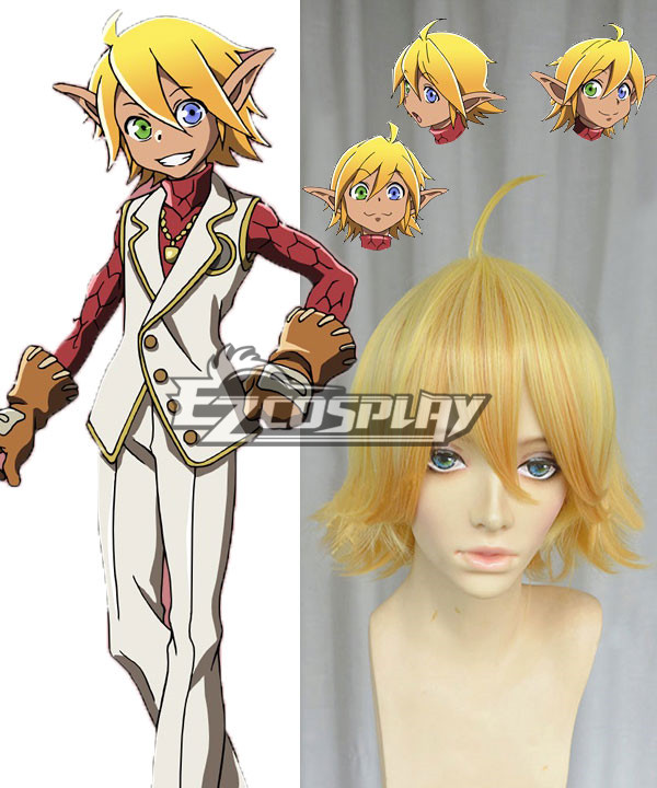 ITL Manufacturing Overlord Aura Bella Fiora Golden Cosplay Wig