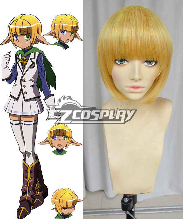 ITL Manufacturing Overlord Mare Bello Fiore Golden Cosplay Wig