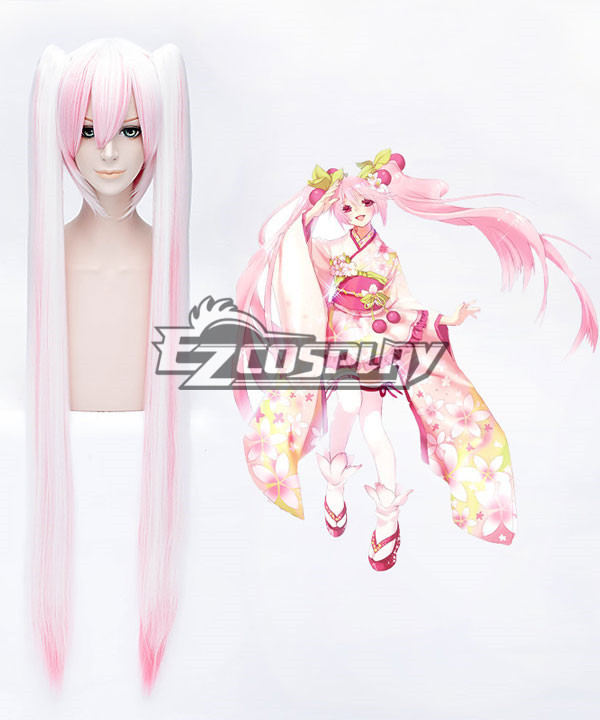 ITL Manufacturing Vocaloid Snow Pink Hatsune Miku Sakura Miku Cosplay Wig