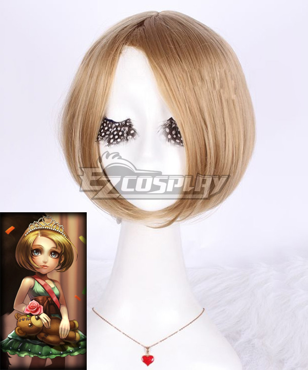 ITL Manufacturing League of Legends LOL Annie The Dark Child Prom Princess Yellow Cosplay Wig