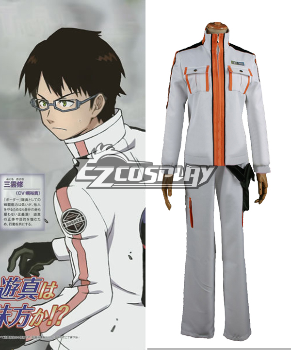 ITL Manufacturing World Trigger BORDER Osamu Mikumo Cosplay Costume