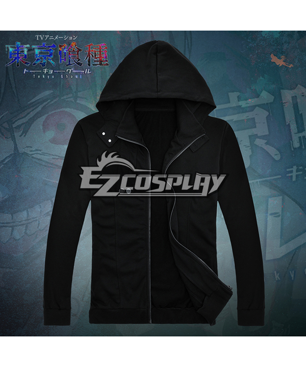 ITL Manufacturing Tokyo Ghoul Ken Kaneki The Same Paragraph Cotton Sweater Jacket Black Comic Related Product Animation Around Cosplay