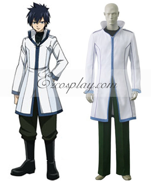 ITL Manufacturing Fairy Tail Gray Fullbuster Cosplay Costume
