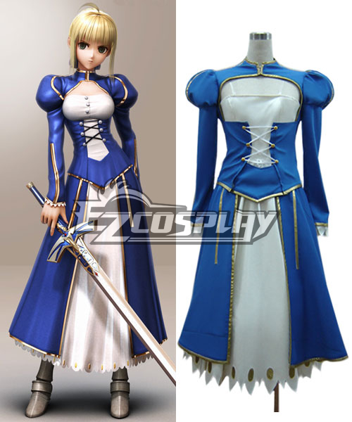 ITL Manufacturing Fate Zero Saber Cosplay Costume Normal Version