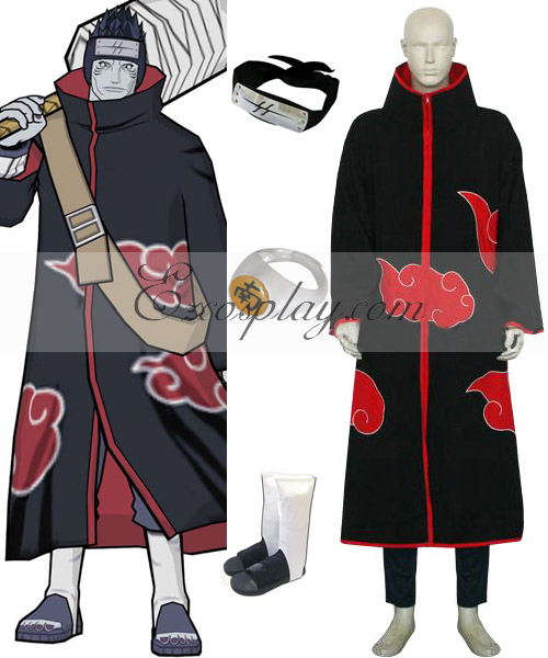 ITL Manufacturing Naruto Akatsuki Hoshigaki Kisame Deluxe Cosplay Costume Set