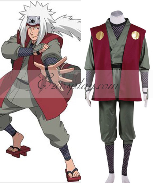 ITL Manufacturing Naruto Shippuuden Jiraiya Cosplay Costume