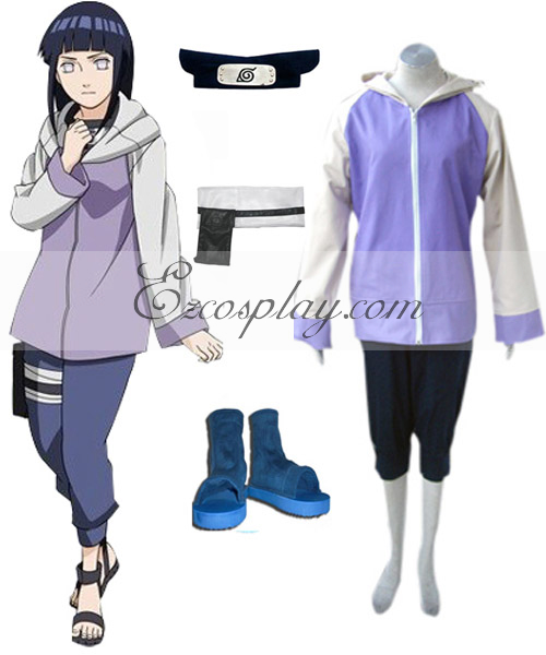 ITL Manufacturing Naruto Shippuden Hinata Hyuga Cosplay Costume Set