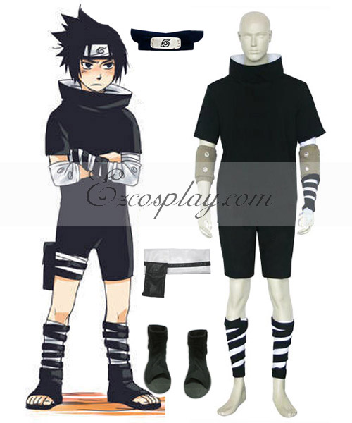 ITL Manufacturing Naruto Uchiha Sasuke 1st Cosplay Costume