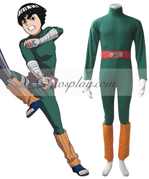 ITL Manufacturing Naruto Chunin Exam Rock Lee 1st Cosplay Costume