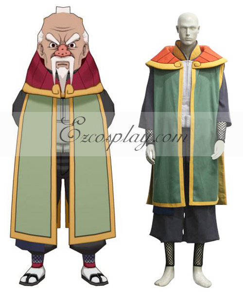 ITL Manufacturing Naruto Shippuuden 3rd Tsuchikage Onogi Cosplay Costume