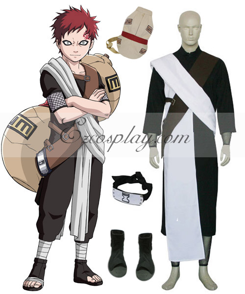 ITL Manufacturing Naruto Gaara Chunin Exam 1st Cosplay Costume
