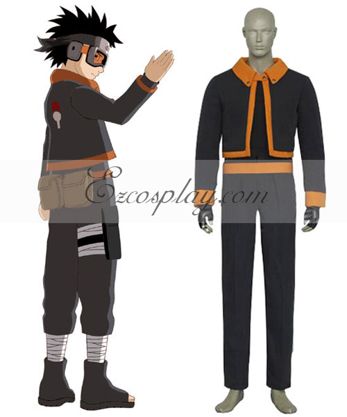ITL Manufacturing Naruto Obito Uchiha Young Boy Cosplay Costume