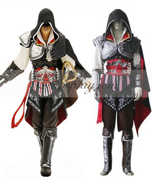 ITL Manufacturing Assassin's Creed II Ezio Black Edition Cosplay Costume
