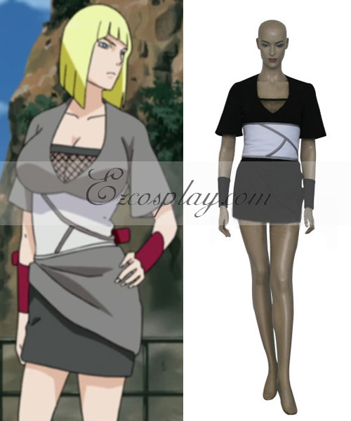 ITL Manufacturing Naruto Shippuuden Team Cloud Samui Cosplay Costume