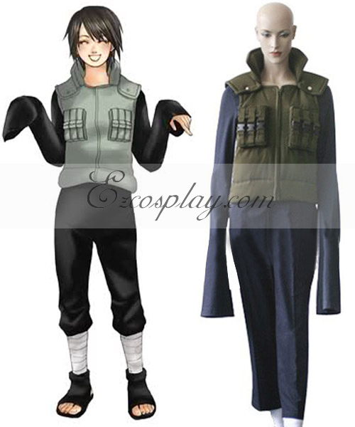 ITL Manufacturing Naruto Shippuuden Shizune Jonin Battle Dress Cosplay Costume