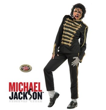 ITL Manufacturing Michael Jackson Military Prince Black Adult Costume EMJ0003