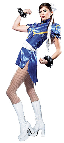 ITL Manufacturing Street Fighter Chun Li Adult Costume ESF0001