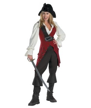 ITL Manufacturing Pirates of the Caribbean 3 Elizabeth Pirate Deluxe Adult (2007) Costume EPC0002