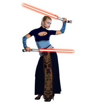 ITL Manufacturing Star Wars Clone Wars Asajj Ventress Adult Costume ESW0016