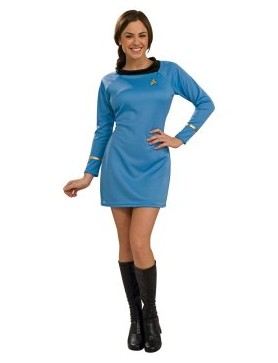 ITL Manufacturing Star Trek Classic Blue Dress Deluxe Adult Costume EST0012
