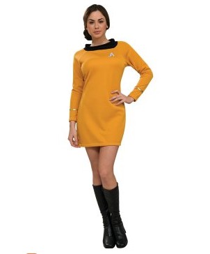 ITL Manufacturing Star Trek Classic Gold Dress Deluxe Adult Costume EST0019