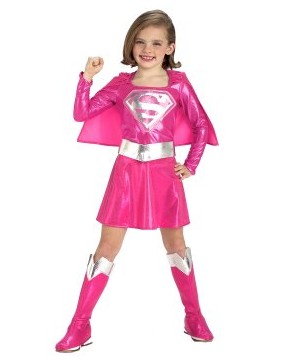 ITL Manufacturing Pink Supergirl Toddler/Child Costume ESU0002