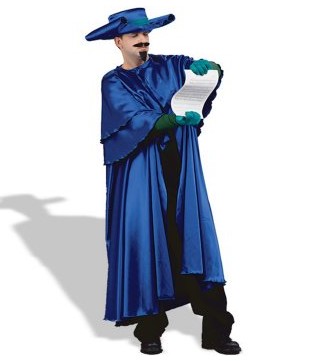 ITL Manufacturing Munchkin Coroner Adult Costume EWO0008