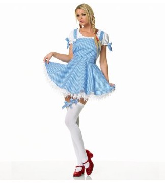 ITL Manufacturing Wizard of Oz Dorothy Apron Dress Adult Costume EWO0007