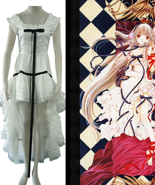 ITL Manufacturing Chi White Dress Cosplay Costume from Chobits