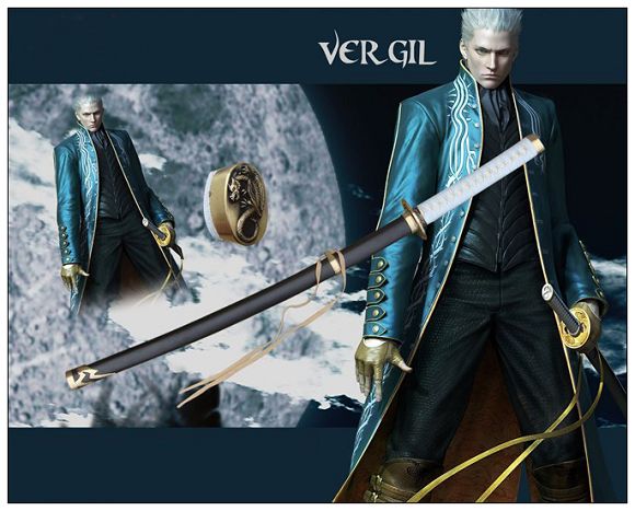 ITL Manufacturing Devil May Cry Vergil Cosplay Sword