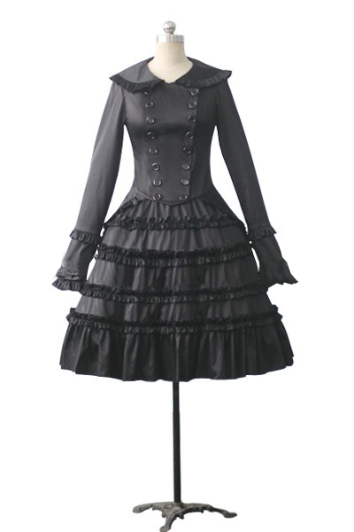 ITL Manufacturing Gothic Lolita Tiered Frill Dress