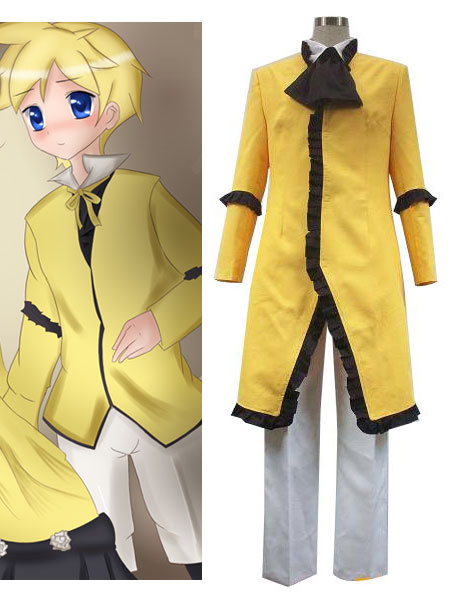 ITL Manufacturing Vocaloid Servant Of Evil Yellow Cospaly Costume