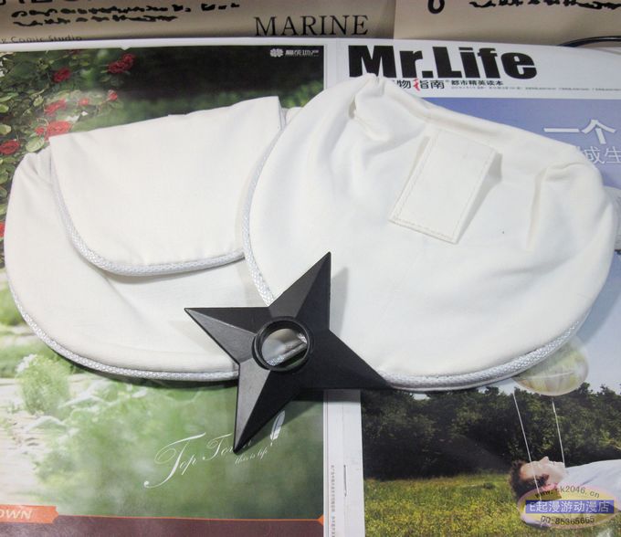ITL Manufacturing Naruto Cosplay Accessories Secret Weapon White Bag