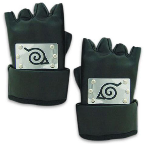ITL Manufacturing Naruto Cosplay Accessories Ninja Leaf Village Gloves