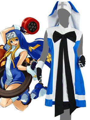 ITL Manufacturing Guilty Gear Bridget Blue Cosplay Costume