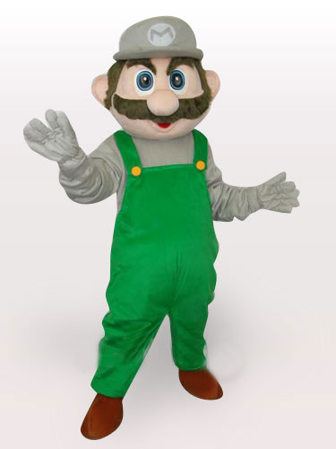 ITL Manufacturing Green Super Mario Bros Short Plush Adult Mascot Costume