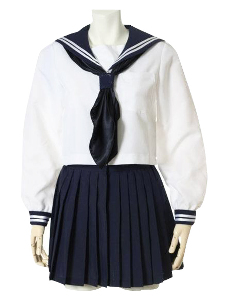 ITL Manufacturing Blue Long Sleeves Sailorl Uniform Cosplay Costume