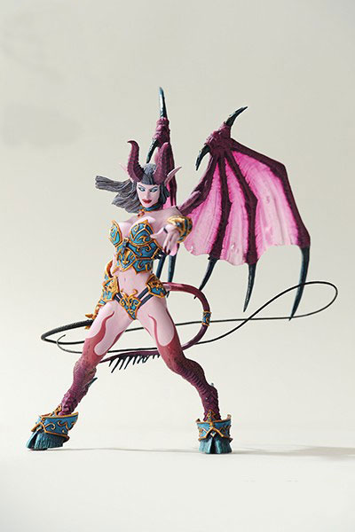 ITL Manufacturing World of Warcraft DC Unlimited Series 4 Action Figure Succubus Demon Amberlash