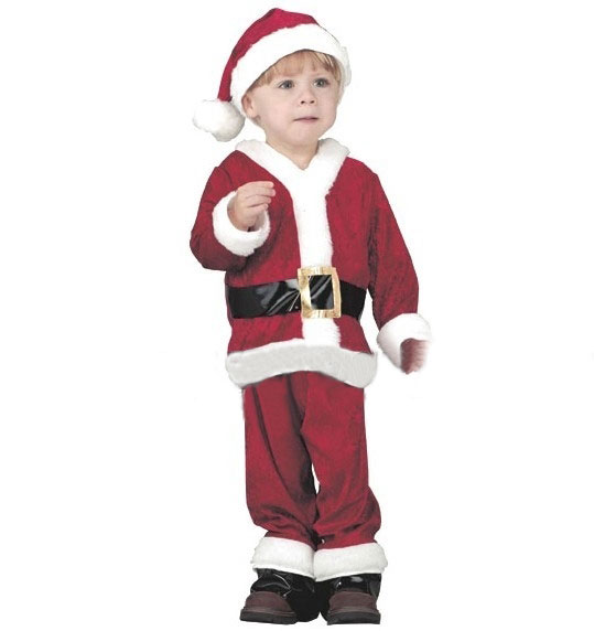 ITL Manufacturing Christmas Santa Claus Costume kids Cosplay Costume