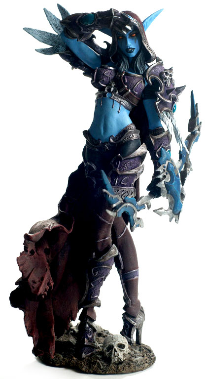 ITL Manufacturing World of Warcraft DC Unlimited Series 6 Action Figure Lady Sylvanas Windrunner - Forsaken Queen