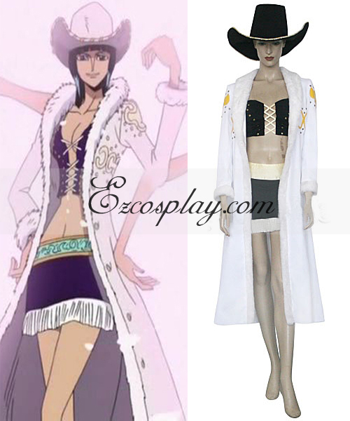 ITL Manufacturing One Piece Nico Robin White Cosplay Costume