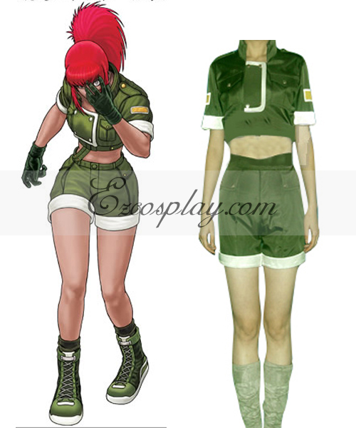 ITL Manufacturing The King of Fighters' Leona Cosplay Costume