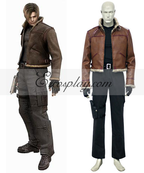 ITL Manufacturing Resident Evil 4 Game Leon Scott Kennedy Cosplay Costume