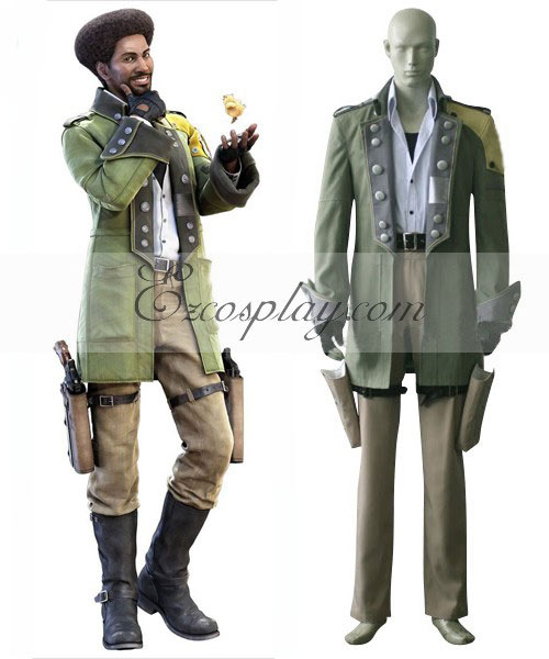 ITL Manufacturing Final Fantasy XIII Sazh Katzroy Cosplay Costume