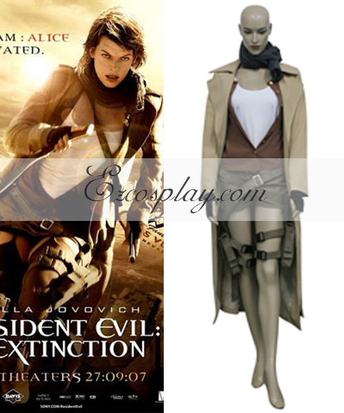ITL Manufacturing Resident Evil 3 Afterlife Movie Alice Cosplay CostumeSpecial Sale