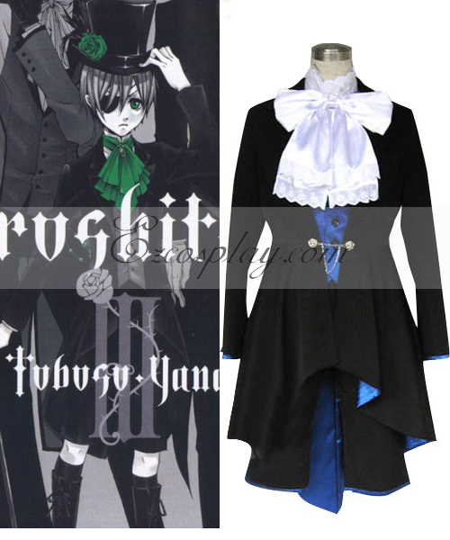 ITL Manufacturing Black Butler Ciel Phantomhive Gentswear (Blue) Cosplay Costume