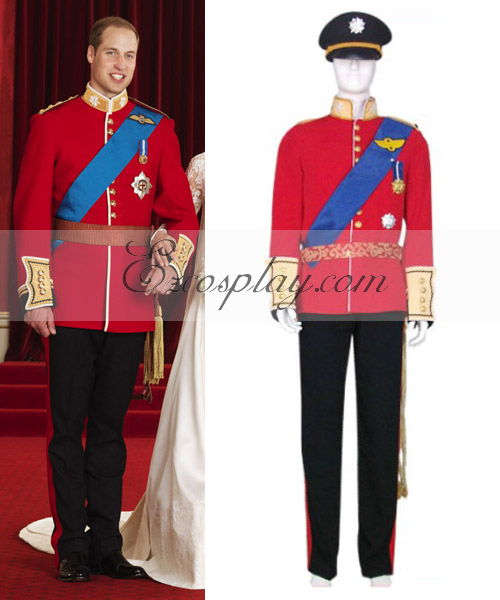 ITL Manufacturing Prince William Wedding Uniform Cosplay Costume(Only Coat)