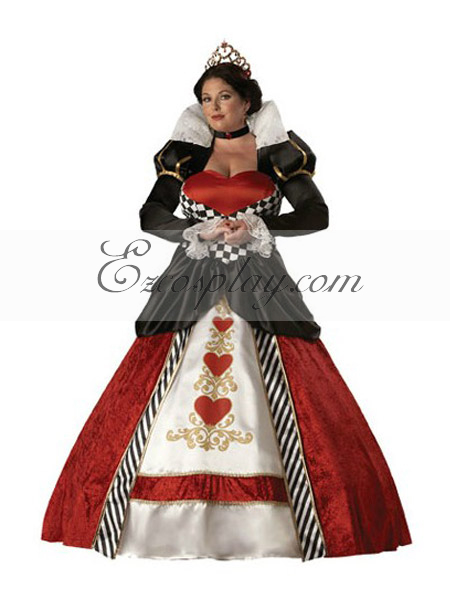 ITL Manufacturing Alice in Wonderland Queen of Hearts Cosplay Costume