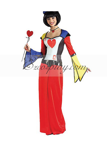 ITL Manufacturing Alice in Wonderland Bold Teen Queen of Hearts Cosplay Costume
